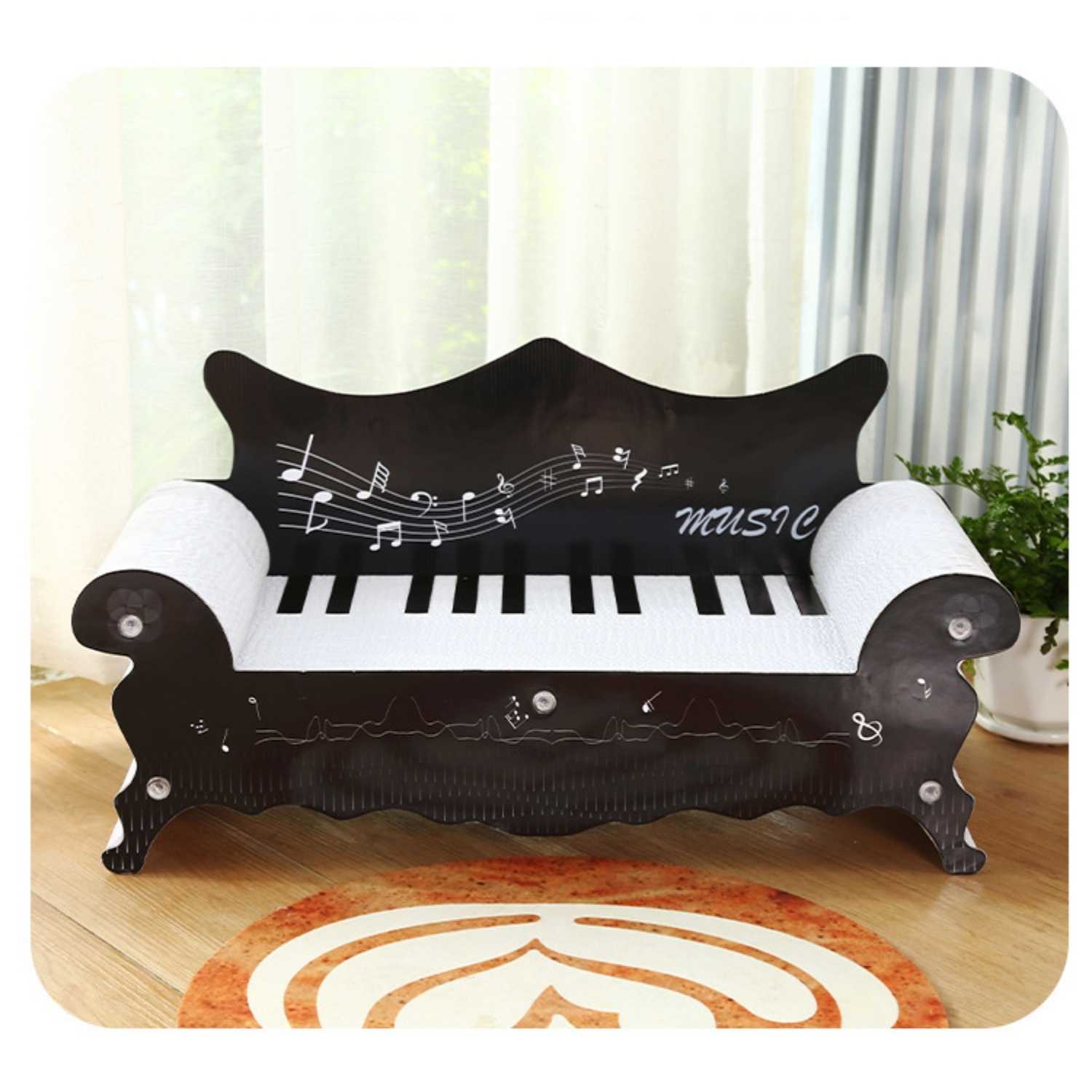 Krabplank Piano Luxe | Slijtvast Chaise Longue Speelbed Kat